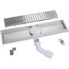 HUX HOME, Canaletta per doccia a filo pavimento extra larga 120 cm, con sifone DU10C12D