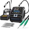 VCHICS Stazione di saldatura, Stazione di saldatura DWS-200 da 200 W, sistema C210/C245 con mani ausiliarie(DWS-200 F245-B Tip)