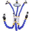 Topiky Kit Stazione di Saldatura Helping Hands con Lente d'ingrandimento, Clip Cilindriche e Morsetti a Testa Piatta, Stazione di Saldatura Regolabile a 360° per Manutenzione Elettronica, di Gioielli