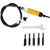 y-luck E - Scalpello elettrico + 5 coltelli + chiave aperta strumenti per incidere scalpello per incisione a penna
