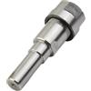 Desiumite Adattatore per asta di prolunga in acciaio al carbonio per codolo da 1/4, 8 mm, 12 mm, ad alta precisione, per lavorazione del legno e macchinari (da gambo da 1/2 a 1/2)