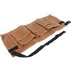 SIXRUN Borsa Porta Attrezzi da Giardino Regolabile Multitasca Impermeabile per attività All'aperto Grembiule Unisex da 25,4 X 10,2 Pollici (Colore del suolo)