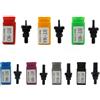 WheatThrive Set di 7 rivetti manuali colorati per m3, M5, M6, M8, M10, teste di mandrini rivettatrici manuali per installazione di inserti filettati