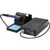 VCHICS Stazione di saldatura, Stazione saldante SMD Smart Precision T12A T12B, kit ferro intelligente a riscaldamento rapido con display LCD(T12A standard)