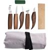 Generic Kit Di Strumenti Per L'Intaglio Del Legno Set di 8 Pezzi di Strumenti | Kit incisione legno per sapone da scolpire, falegnameria, pr