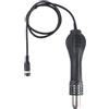 Evenoonest Maniglia di ricambio per aeratore ad aria calda per stazione di rilavorazione 858A 858D, 12 V/24 V, impugnatura in silicone resistente al calore, accessorio per strumento di saldatura (12 V