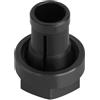 Risveglio Set di 2 dadi M22 e pinze da 12 mm, fresatrice elettrica e macchina per incisione, adattatore mandrino in acciaio al carbonio ad alta durezza, nero