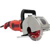 FortyFor Fresa per scanalature da parete, 1300 W, 5000-6000 giri/min, profondità di taglio massima 35 mm, per lame diamantate da 121 mm, pompa dell'acqua inclusa, 5 lame e valigetta degli attrezzi