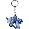 BELOWSYALER Portachiavi con ciondolo a forma di hockey su ghiaccio a forma di cartone animato, alla moda, semplice, per sport invernali, portachiavi decorativo per borsa, borsa, hockey su ghiaccio