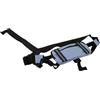 Caswynlife Marsupio da ciclismo con porta bottiglia d'acqua e strisce riflettenti, marsupio regolabile multi-tasca per cellulare (blu)