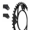 VIRELLO Corona per mountain bike, in lega di alluminio 104BCD, con denti alti 9 mm, anti-deragliamento, per guarnitura 40T, 42T, 44T, 46T, 48T, 50T, 52T