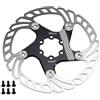 AIQWOJD Gruppo Freno a Fascia Posteriore Biciclette Tambu Disco Freno per Bicicletta 140mm 160mm 180mm 203mm Rotori Freno a Disco a 6 Fori Adatti per Freno a Disco Idraulico Shimano(180mm Blue)