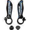 CYSKY 1 Paio Impugnature Manubrio Bici, Manopole MTB 22,2mm con 2 Tappi di estremità per MTB, Bici da Corsa, Mountain Bike (Blu)