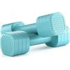 brooksnaji Set di manubri regolabili: set di 2 attrezzature da allenamento variabili con impugnature antiscivolo per donne, di resistenza per interni, 0,9 kg, 1,4 kg, 1,8 kg, 2,3 kg