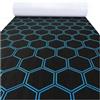 NJIEzhao 2400x1200mm Tappetino for pavimentazione in Schiuma Eva for Barche for decking Marino for Yacht in Finto Teak Antiscivolo Ponte per Barche in Schiuma Eva(Dark Brown Black)