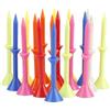 Gitekain Tee da Golf, 50X Golf Ball Tees, Colori Misti Golf Tees, Bicchiere di Vino a Forma di Golf Tees, da Golf, Strato di Supporto Golf Tees, 3.26 inch Golf Tees, Golf Tees per Principianti, Golf