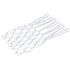 Generic Canestro da basket incandescente Cerchi Net 12 Anelli Dimensioni Standard Incandescente Basket Net Sun Powered Sport Nylon Nightlight Sostituzione
