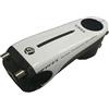 ROFRA 6 Gradi Stelo Bici, 31.8mm 80mm 90mm 100mm 110mm Stelo MTB Stelo Manubrio Mountain Bike, per Bicicletta, Bici da Strada, MTB, BMX, Ciclismo (80mm,white)