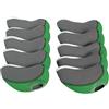 RNXRZANK Set di 10 Copricapo da Golf a Forma di Ferro da Golf, Blu Reale