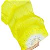 OZLCUA Ventagli di Danza Ventre Ventagli Lunghi Colorati Veli allunganti Ventaglio Simile alla Seta Puntelli for spettacoli teatrali Portatile for Danza del Ventre da Donna(Color-08)