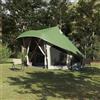 zylophax Tenda Tipi con tetto e stoccaggio in taffetà blu, 404 x 370 x 270 cm, tenda familiare con 9 finestre, porta elettrica, antivento, leggera e traspirante, per campeggio, outdoor, trekking e
