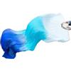 SDIUAKBV Ventagli di Danza Ventre 1pc ventaglio di Danza del Ventre sfumatura Colore Ballerino Pratica ventagli Seta Imitazione Lunga Colori dell'arcobaleno Oggetti Scena per la Performance(Color-06)