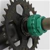 VIRELLO DirectMountChainringToolforM7100M8100M9100XT, CNCAluminum12-SpeedCranksetInstallerRemoverwithLocatingPin,Verde
