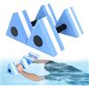 Generico Manubri Acquatici EVA Portatili Set 2 - Acqua Triangolari Cardio | Bilanciere Piscina Leggero Attrezzatura Nuoto | Esercizio Acquatico Adulti Allenamento Resistenza Fitness