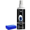 Generic Kit per la pulizia delle palline da bowling, spray lucidante da 100 ml con asciugamano, kit di lucidatura per palline da bowling, per principianti, bowling, uomini e donne, biliardo da palestra