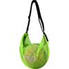 Tsophreniq Borsa a tracolla con tracolla regolabile Borsa da basket in nylon di grande capacità per accessori da basket allenamento riflettente