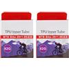 Caswynlife Camera d'aria ultraleggera per 26 27,5 29er MTB bici da strada pneumatici da 1,9-2,6 pollici con valvola da 45 mm assorbimento degli urti resistenza alle alte temperature viola (26 x 1,95