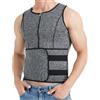 Tsophreniq Tuta da sauna in neoprene modellante per il corpo con cerniera gilet corsetto top esercizio sauna shaper uomo vita trainer