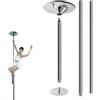 Laohucai Palo da pole dance professionale, struttura in acciaio, portatile e rimovibile, modalità statica rotante regolabile, ideale per esercizi, casa, palestra, palcoscenico e spettacoli(2.53-2.71m)