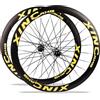 TUJISEK Ruote Per Bicicletta Con Freno A Disco Set Di Ruote Per Bici Da Corsa 700C Cerchi In Lega Di Alluminio QR Anteriore 100mm/Retro 135mm Mozzi 24H Per Cassetta A 7-12 Velocità(40MM)