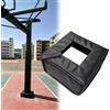 Generic Cuscinetto per palo da basket, resistente, avvolgente, adatto a pali quadrati e rotondi da 5,1 a 20,3 cm, base spessa per paletti, lampioni, parchi giochi