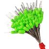 yanwuwa 100pcs Silicone Spazio Bean Stopper Ovale Pesca Peg Ovale Bobber Stopper Professionale Float Sinkers Stop per Lenza Galleggiante Perline