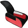 Smarbettiy Borsa traspirante per scarpe da golf con fori in rete per prevenire danni all'umidità durante i viaggi o nell'armadio, colore rosso (nero e rosso)