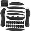 ibasenice Kit di Imbottiture per Casco Bicicletta e Moto Spugna Ammortizzante e Traspirante, Fodera Interna Sottile per Vacanze Estive e Accessori per Ciclisti