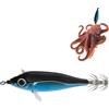 Generic Esca a amo per gamberetti, esca luminosa per calamari, esca da pesca, esca luminosa di gamberetti finti | Ami per calamari affilati ad alta penetrazione.