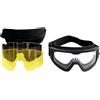 Generic Occhiali di sicurezza balistici per caccia, paintball, tiro, fucile ad aria compressa, con lenti intercambiabili, anti-appannamento, certificazione ANSI Z87.1, per appassionati armati
