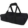 Tomantery Borsa da Trasporto per Set Bocce con 8 Scomparti per Giochi da Prato e da Spiaggia Nera 16,93x9,45x4,33 Cm Tessuto Oxford