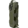 Kronabelle Borsa per bottiglia d'acqua armata, supporto Molly in nylon 900D, regolabile, verde militare, leggero, con chiusura a cordoncino, gancio e anello, per zaino in spalla, escursionismo