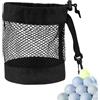 Vgvgaj Borsa per palline da golf, organizer per palline da golf, borsa per tee da golf, grande capacità, con coulisse e clip, per uomini e donne