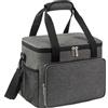 Generic Grande borsa termica per il pranzo, borsa termica a tenuta stagna, accessorio per il trasporto di alimenti, accessorio per viaggi, strumento da picnic, design robusto, 1 pezzo da 15 l, 30 x 20 x 25 cm