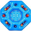 Generic Tavolo galleggiante per piscina, ottagonale, multifunzionale, interattivo, gioco di carte per la stagione calda, per piscina, acquatico, feste in spiaggia, cortile, adulti, uomini, donne