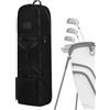Generic Borsa da Golf Freis, Custodia con Ruote per Golf Club, Borsa Pieghevole Impermeabile per Club da Golf Driver Cappello Abbigliamento Donna Uomo Viaggi in volo