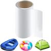 Pekoluta Kit di Riparazione per Piscine | Nastro Adesivo Impermeabile Extra Forte,Nastro di Riparazione TPU Impermeabile - per Anelli Gonfiabili Galleggianti Telo Tappeto Elastico Scivolo Kayak Barca