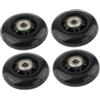 RNXRZANK 4 Pezzi Ruota Ricambio Roller Cuscinetto PU Installazione Facile Scorrevole per Attrezzi Studio