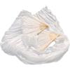 BTRYLDCFA Ventaglio per Danza del Ventre Ventagli di Danza del Velo di Seta Cinese Unisex in Seta 1 Pezzo ventagli di Danza del Ventre Colore Bianco 180X90 cm