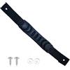 Generico Maniglia Laterale Piatta con Cinghia in Nastro in PVC, Impugnatura di Ricambio for Kayak, Canoa, SUP, Valigia e Bagaglio(1 Set)